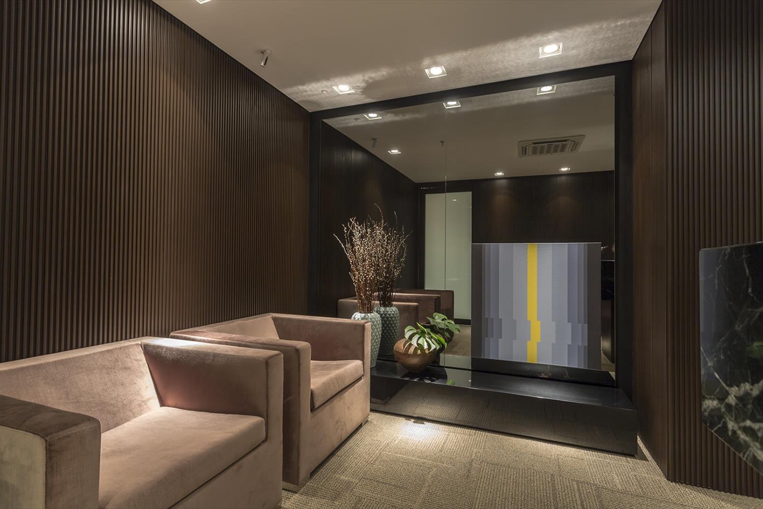 巴西 SP 企业办公室设计，柔和色调与现代材质的完美结合-9