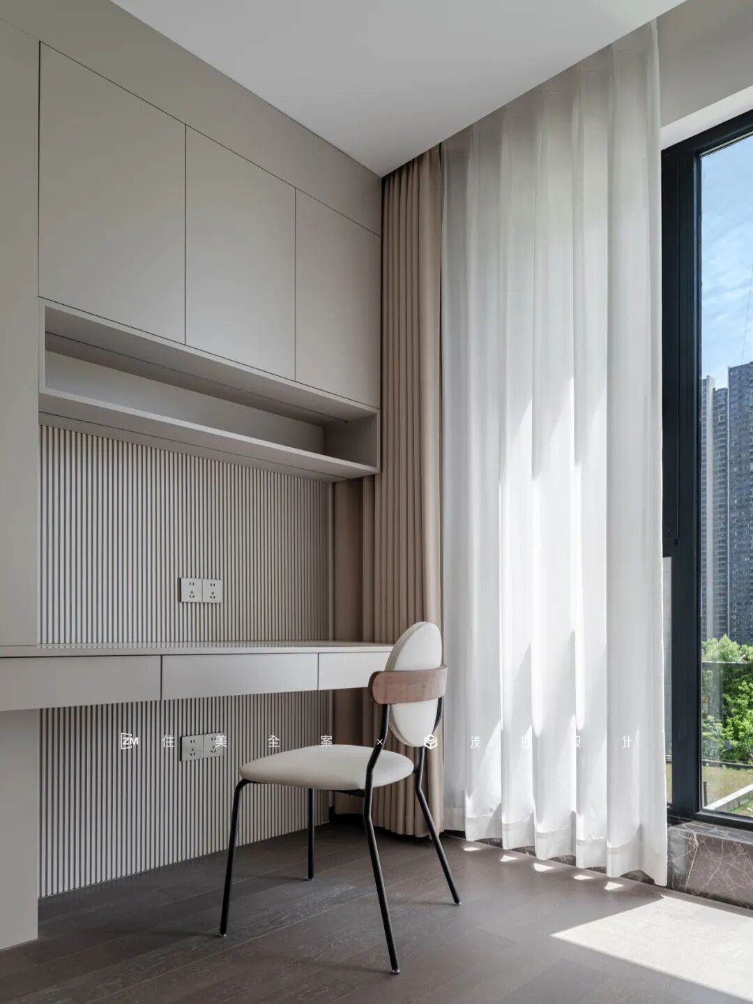 将185㎡精装房雕琢成现代意式质感居所丨住美全案&浅白设计-72