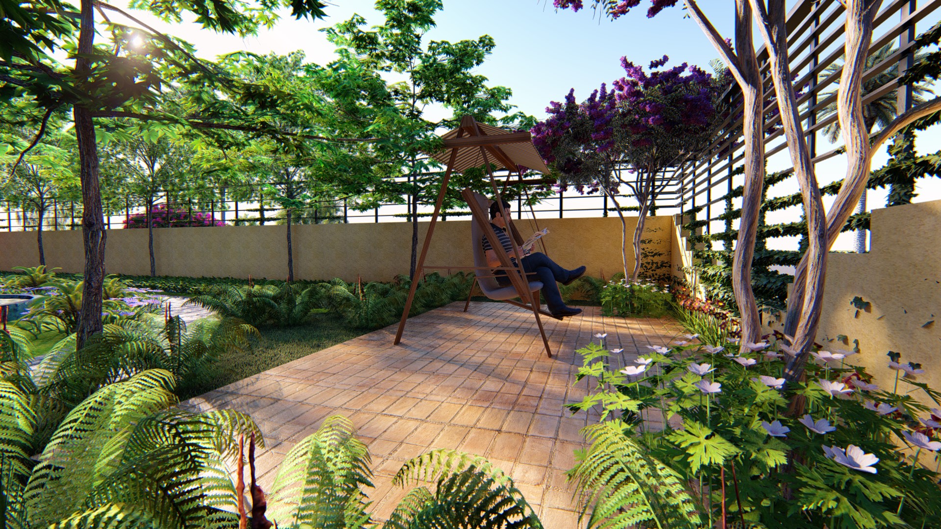 小型花园的疗愈景观丨埃及-8