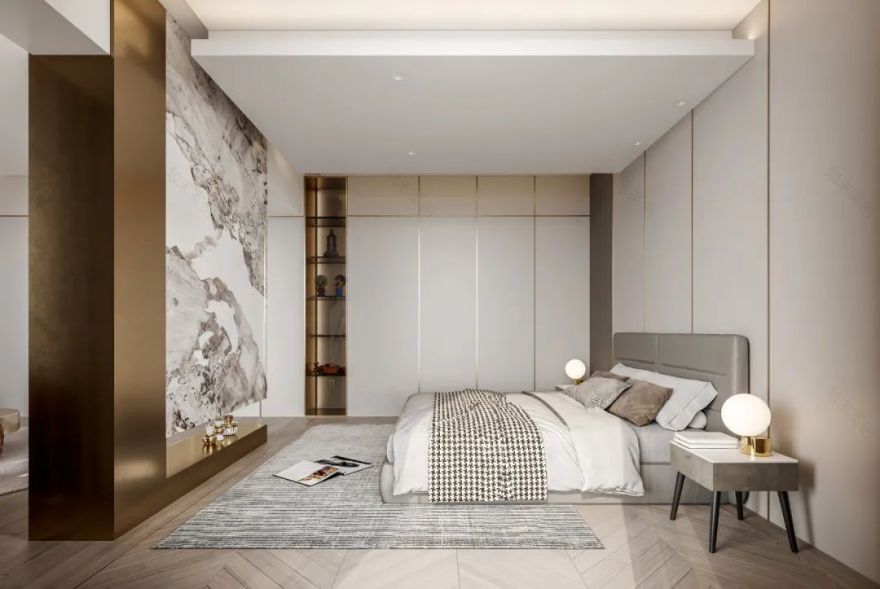 东湖苑蓝波湾别墅设计丨中国苏州丨上海陈尹周室内设计-56