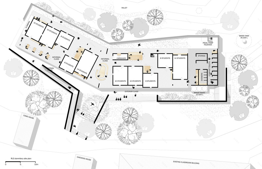 Rwanda 校园宿舍设计,绿色环保融入生活-32
