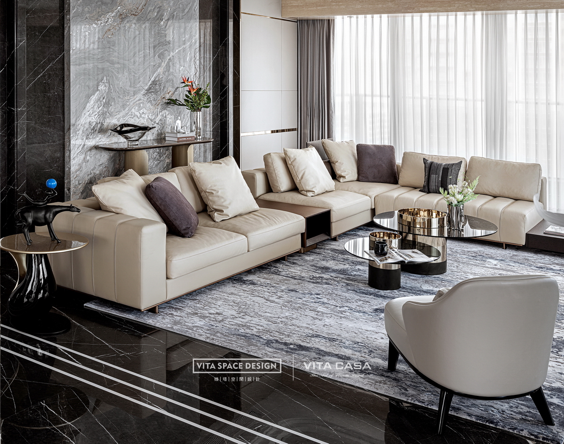 名门府邸 大观自在丨维塔空间设计-25