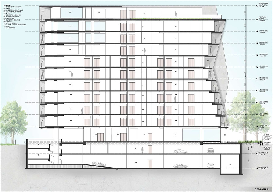 Magnus办公大楼丨印度丨Sanjay Puri Architects-50