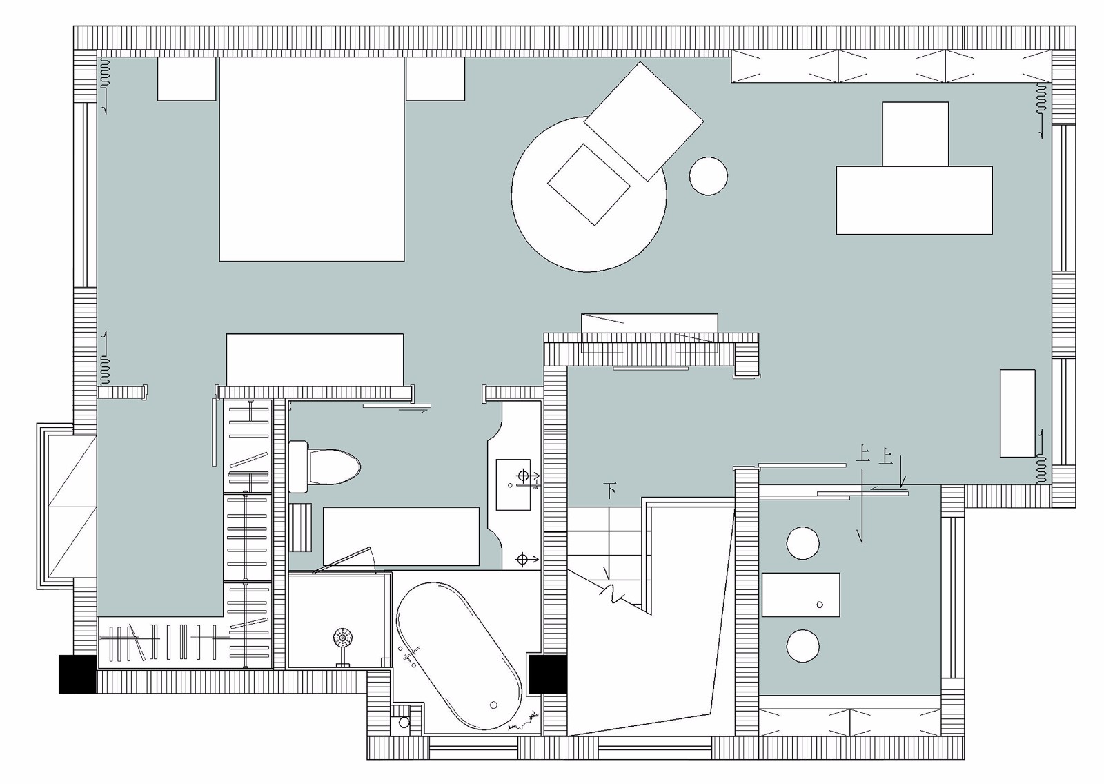 青城山下的现代简约之家-45