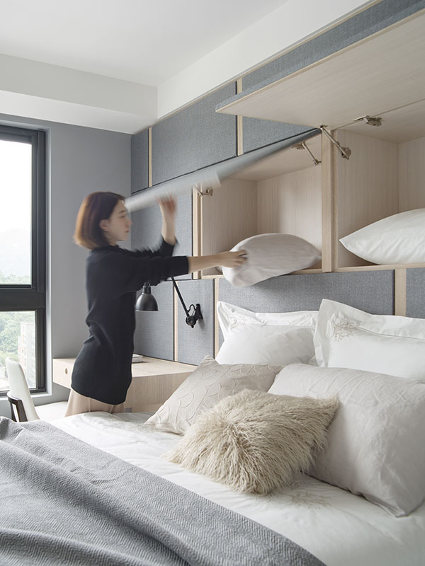 台北 106㎡淡彩公寓 | 女性独立自主的空间设计-17