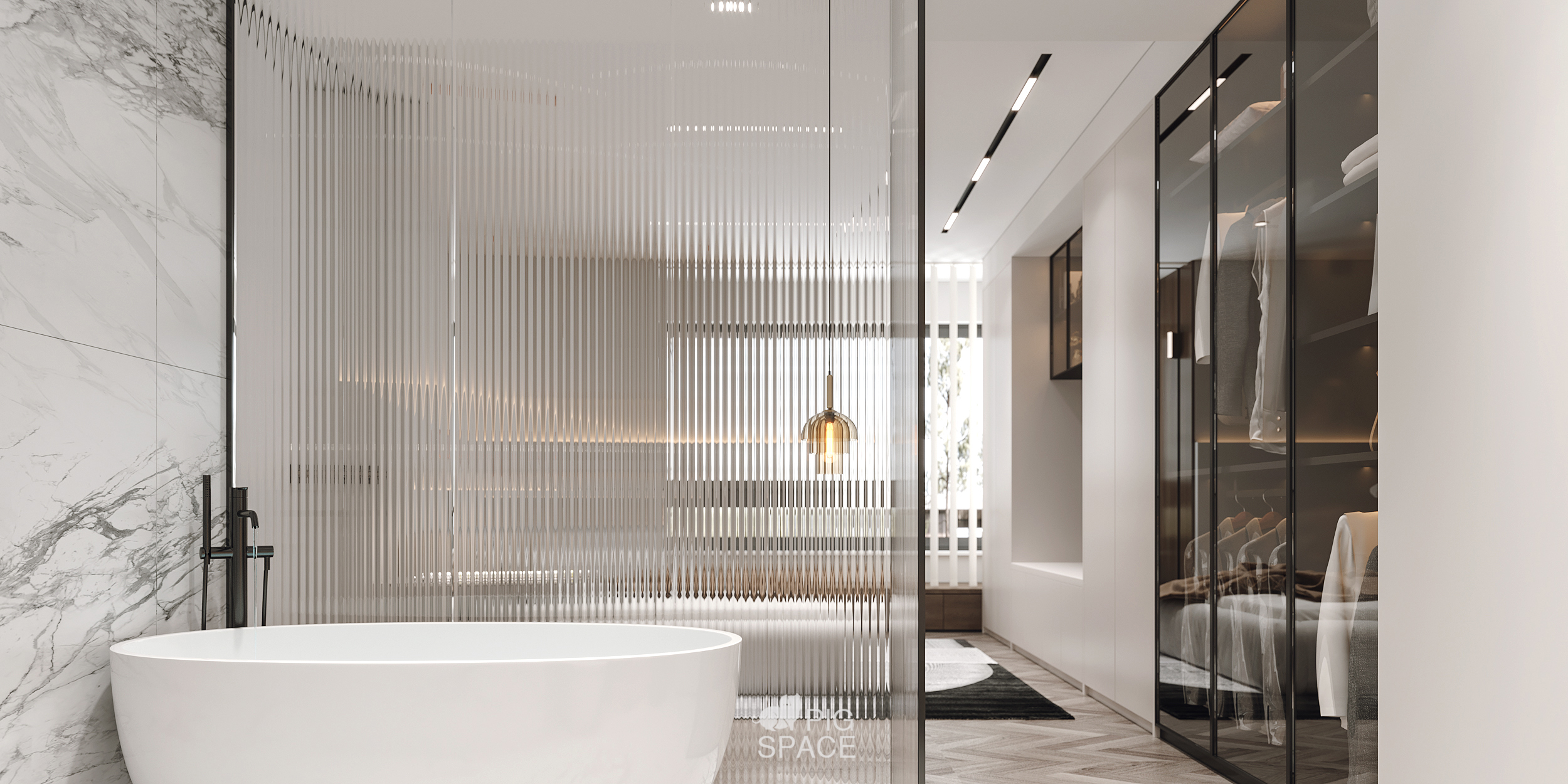 现代平层白色巧克力之家丨中国青岛丨集·设计事务所（青岛）-16