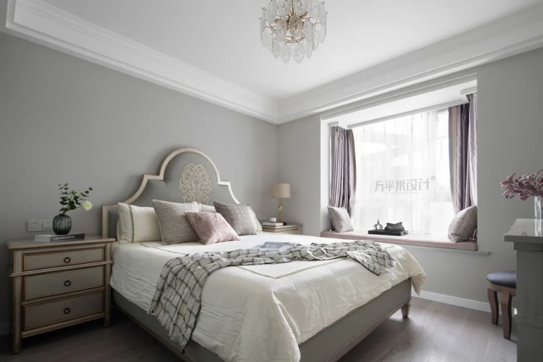 金福苑 82㎡美式混搭,复古与轻奢的完美融合-62