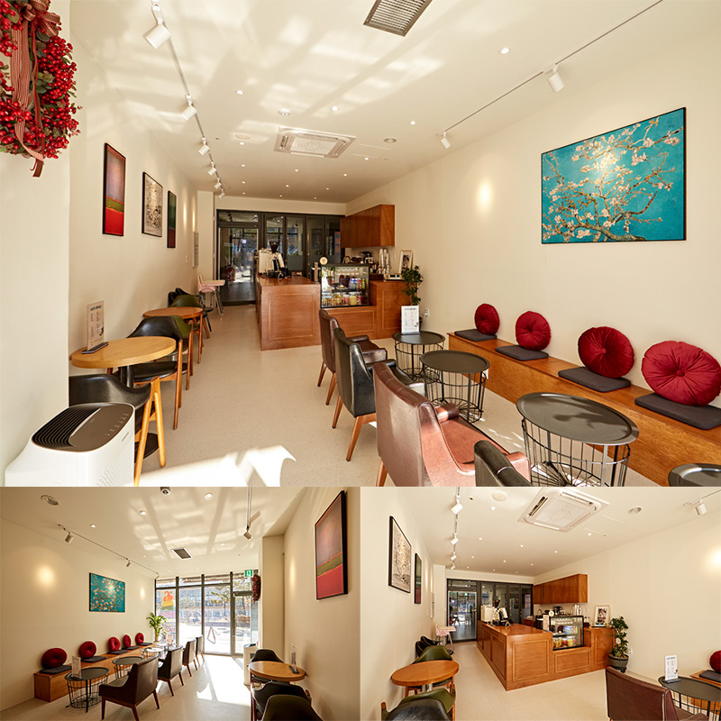 简约清新 12 坪首尔咖啡厅-1
