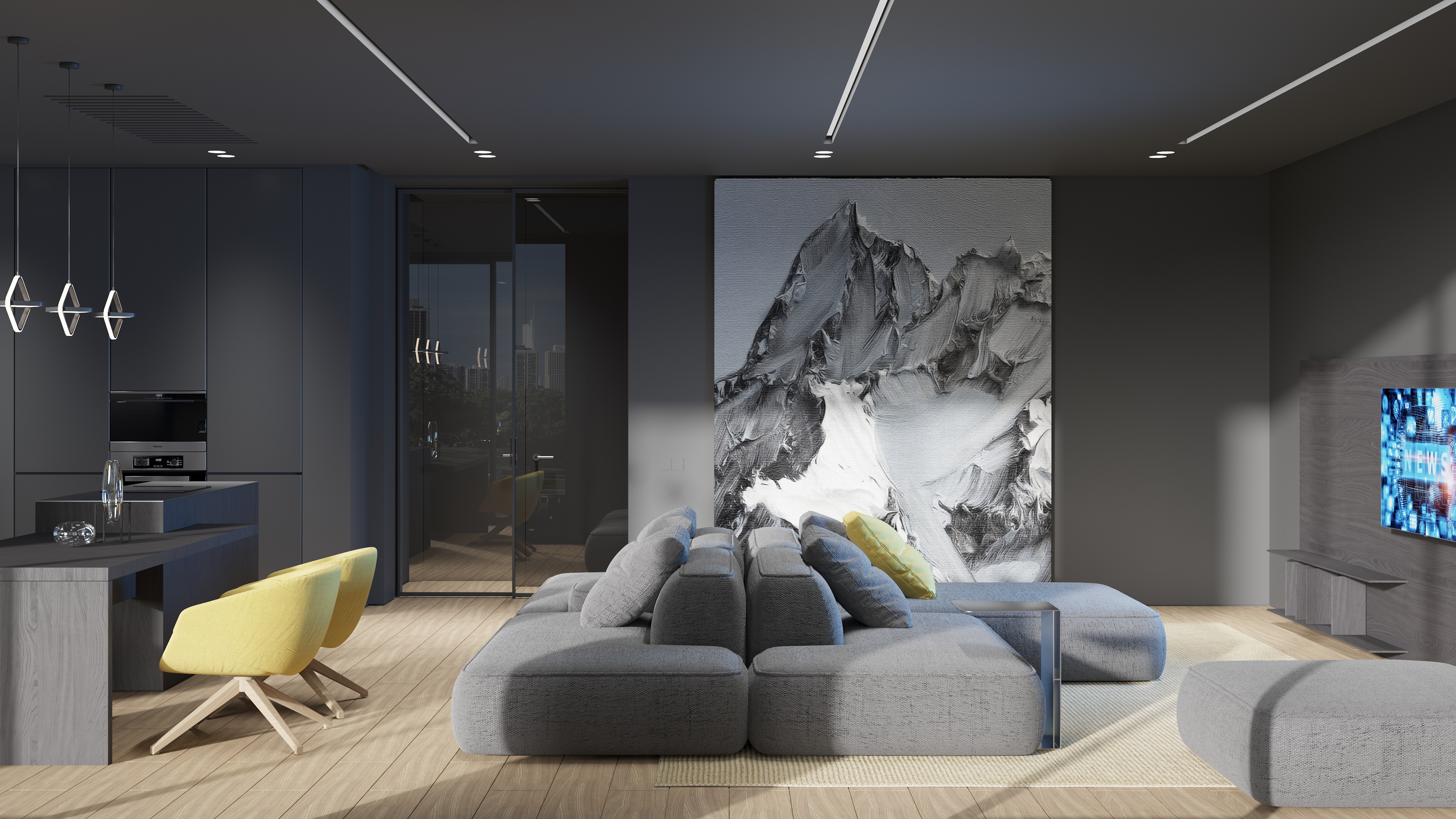 Portfolio. Interiors. Architecture of buildings.-9