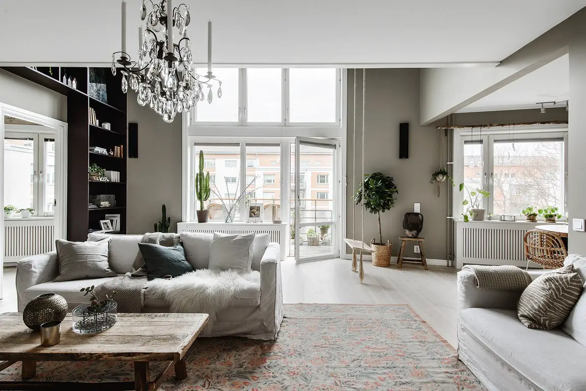 客厅里的秋千 | 打造全家乐享的游戏空间-9