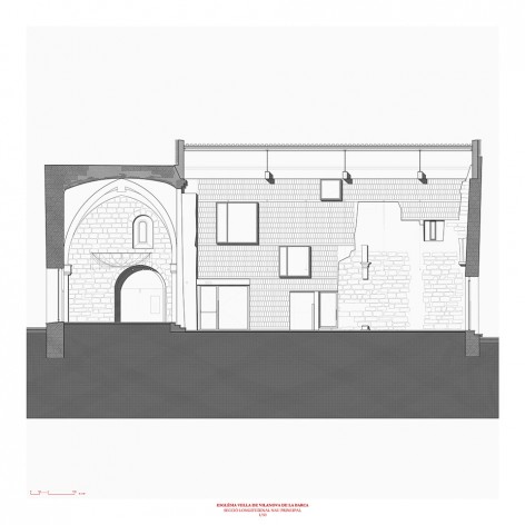 古教堂新生命 | 西班牙 Vilanova de la Barca 教堂改造-20