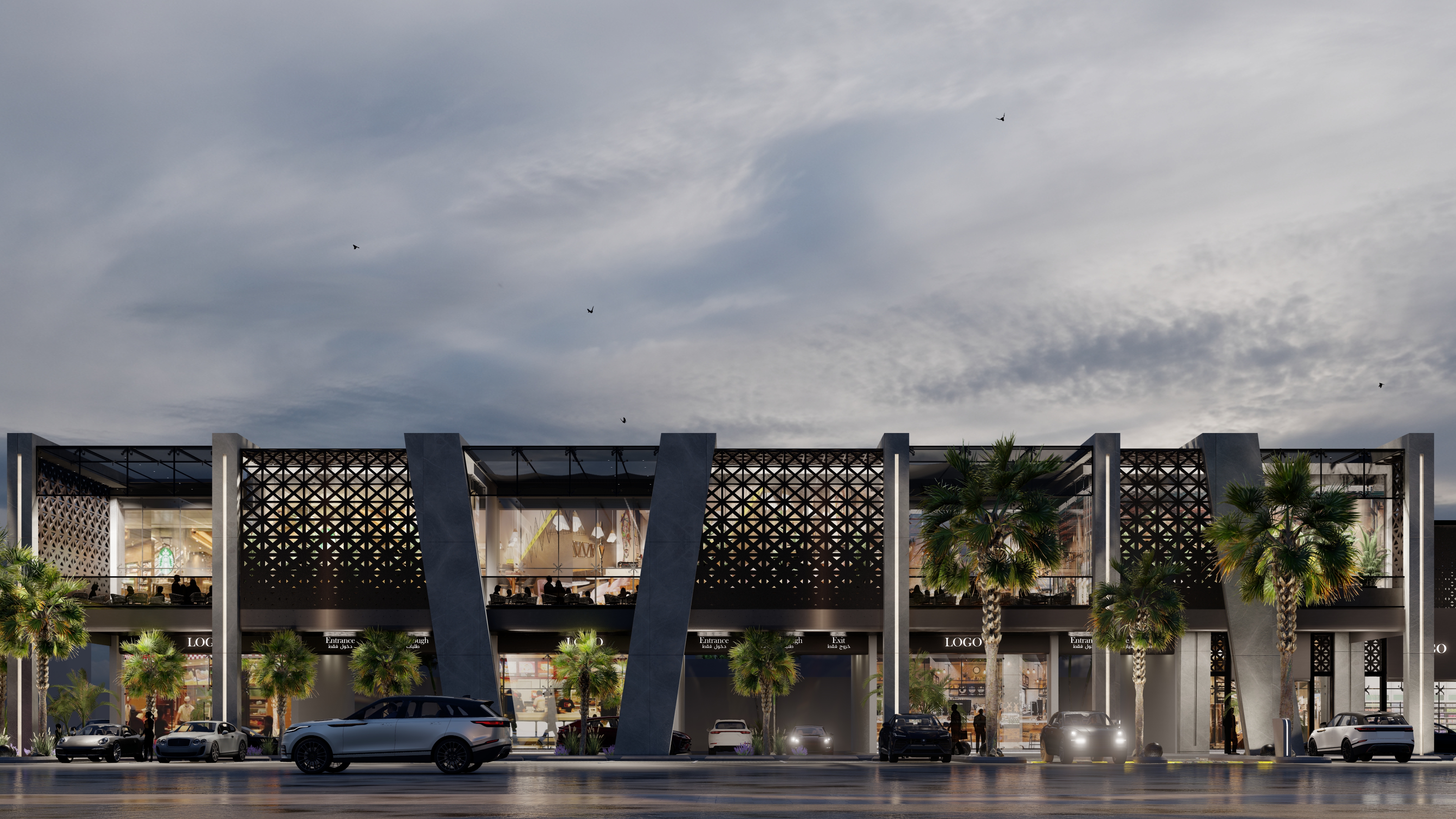 Strip Mall in Riyadh Saudi Arabia-11