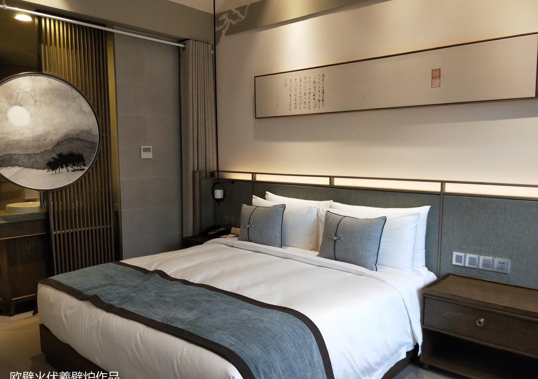 拈花湾酒店壁炉装饰设计效果-20