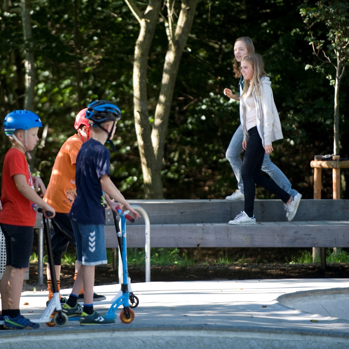 活力校园森林里的运动环丨丹麦丨VEGA landskab-23