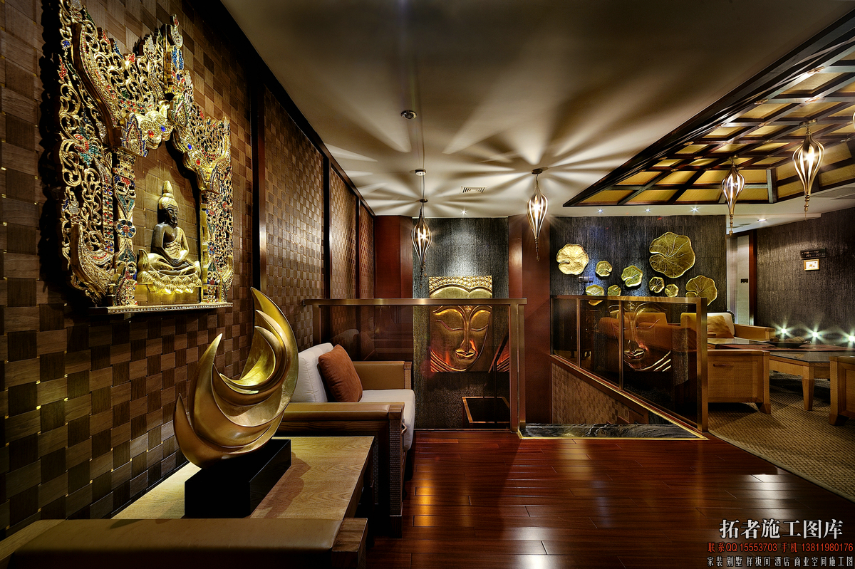 福州铭濠酒店异域风情会所空间设计-33