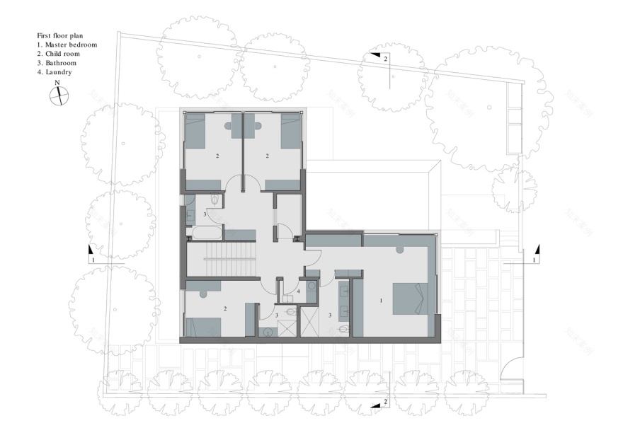 简约乡村风,花园与住宅和谐共生-70