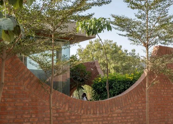 印度多层空间绿色办公室-39