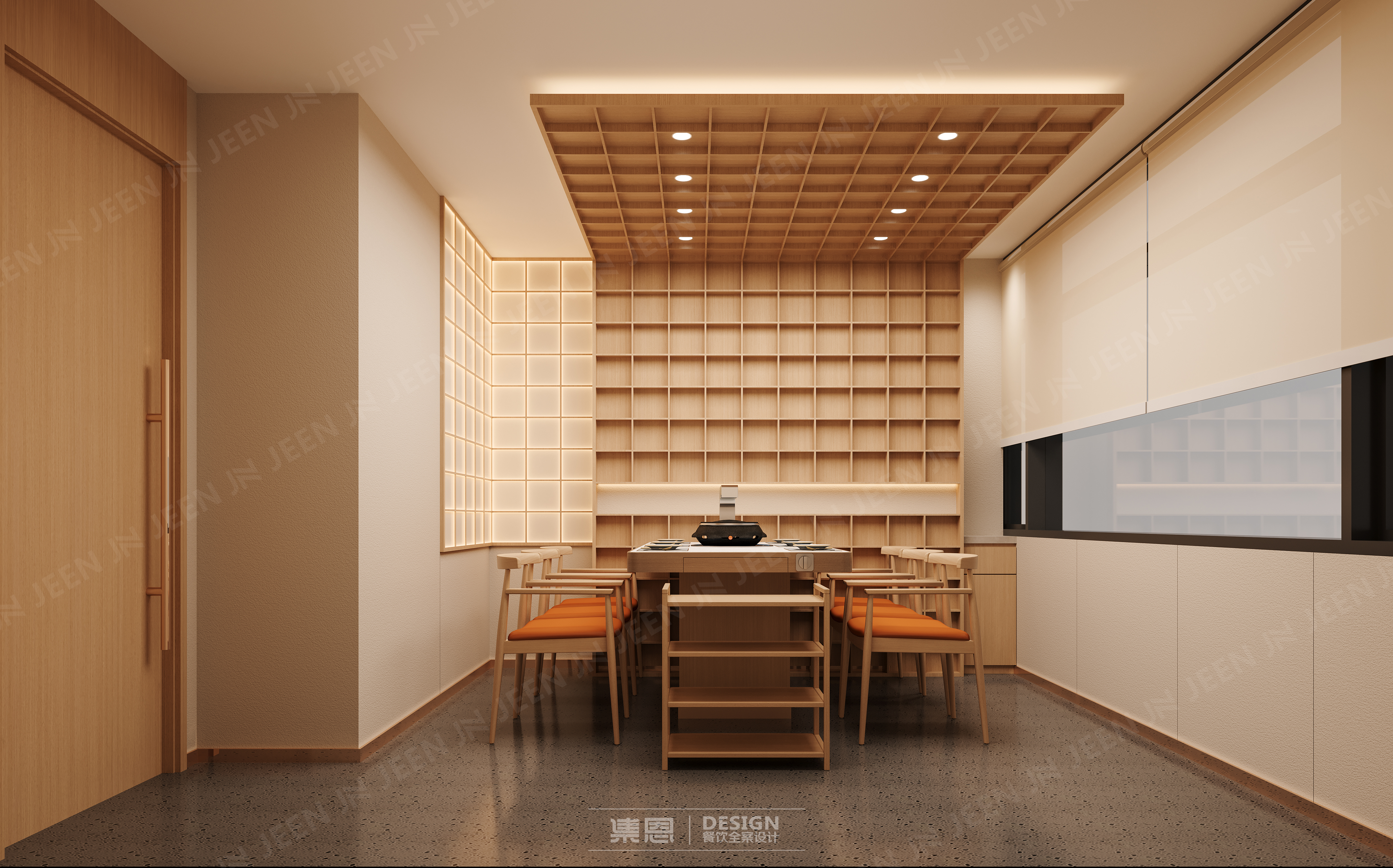 韩盛家·泥炉烤肉丨中国信阳丨集恩餐饮全案设计-11