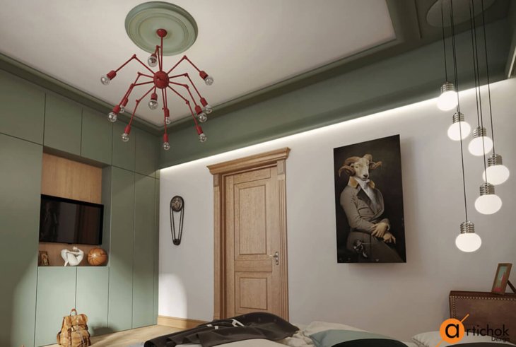 Apartment design. Colorful experiment - Art-i-chok-24