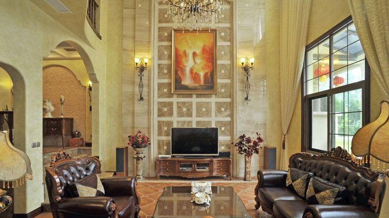 龙湖东桥郡托斯卡纳风格室内设计-0