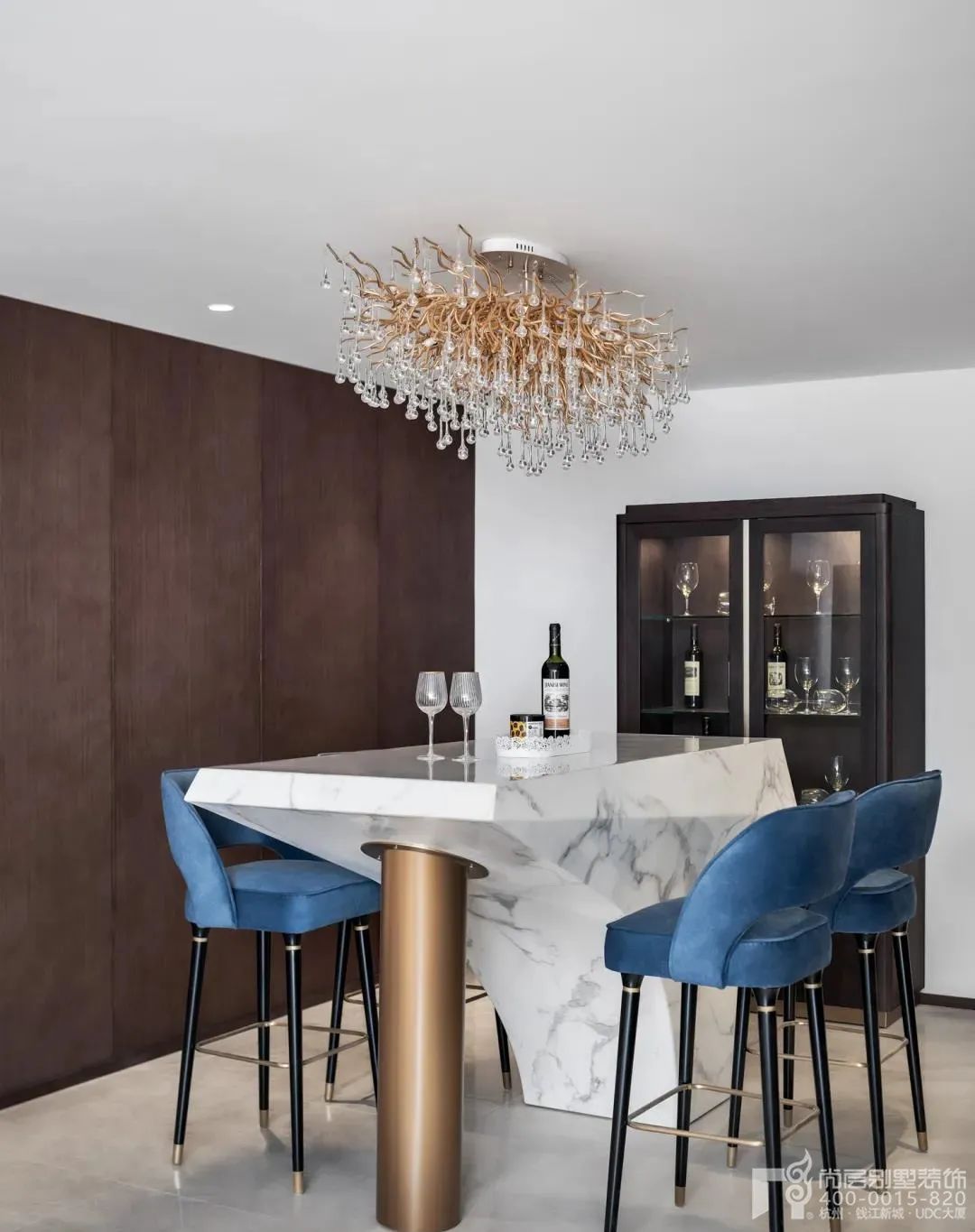 宁静雅致新中式风温馨居所丨中国杭州丨尚层别墅装饰-27