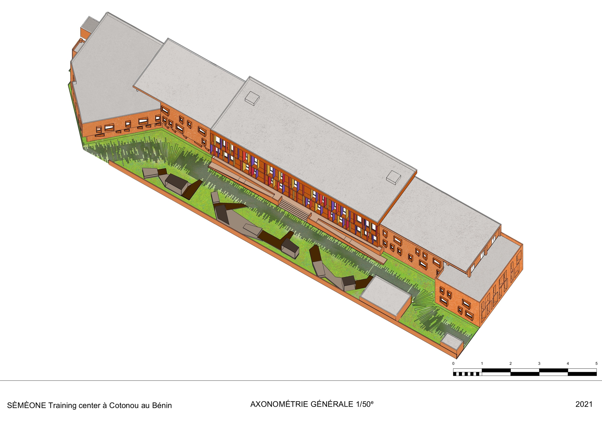 塞莫内中心丨贝宁丨COBLOC Architecture-22