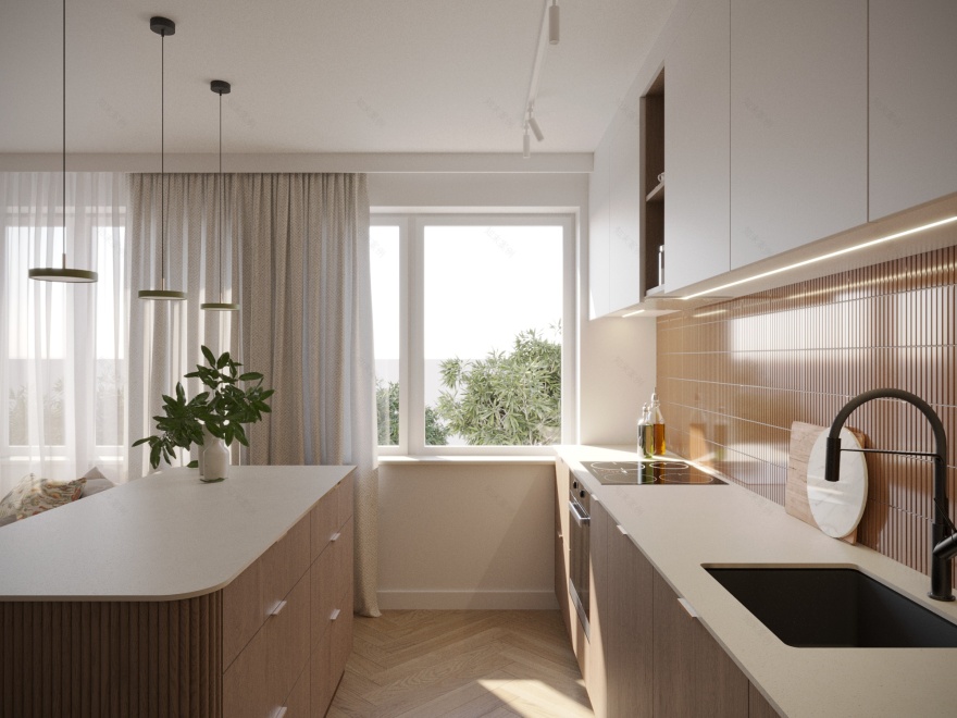 公寓室内设计丨波兰波兹南-2