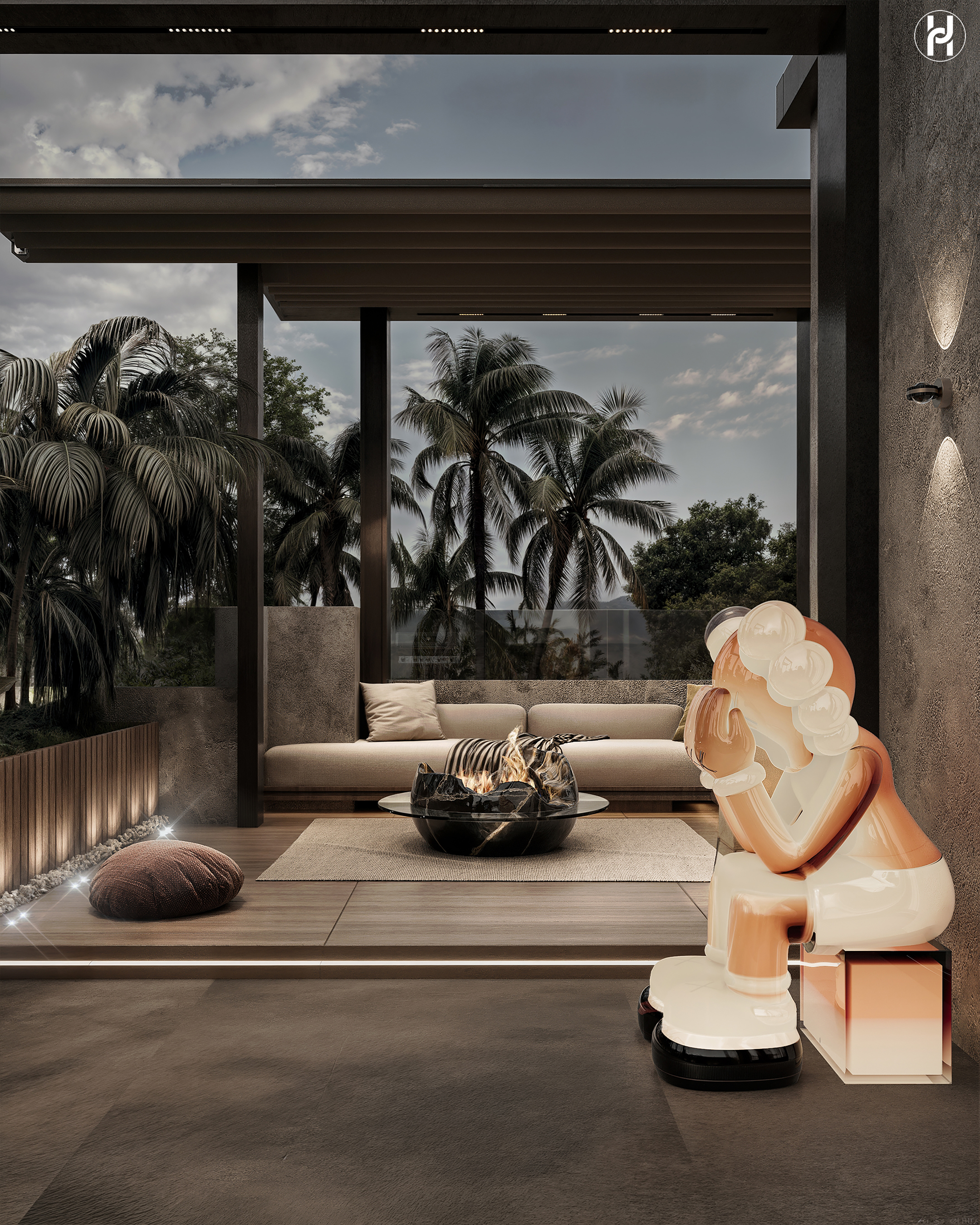 屋顶户外；屋顶露天（注：由于ROOF OUTDOOR不是一个常见固定短语，这里结合常见语义给出相对合理的翻译） 丨Rana Elmenawy-7