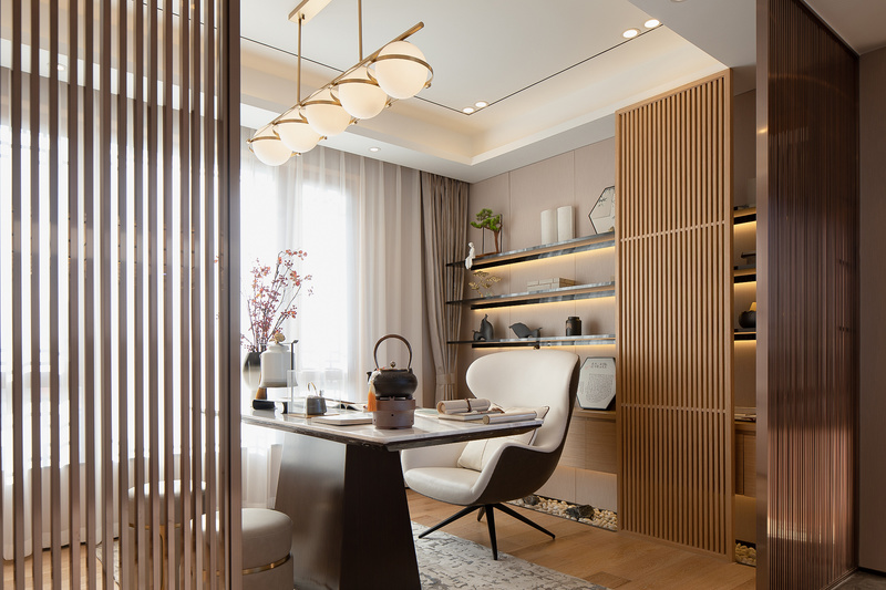 铁岭万达天玺-B户型样板间 | 禅境素雅，静思之美-10