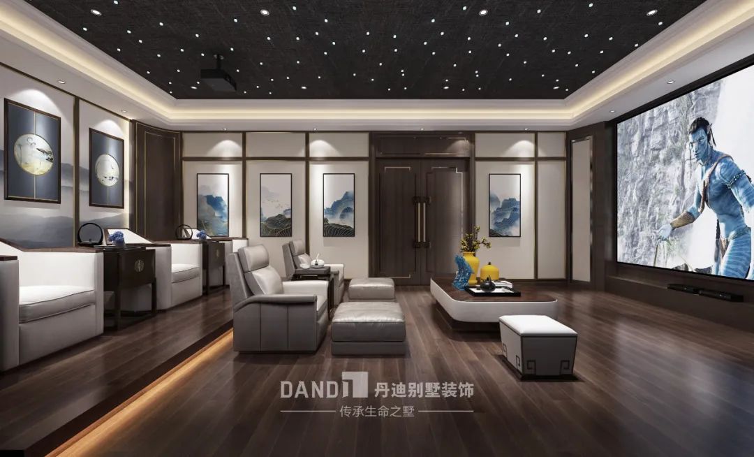 别墅地下室多元化设计丨丹迪别墅装饰-14