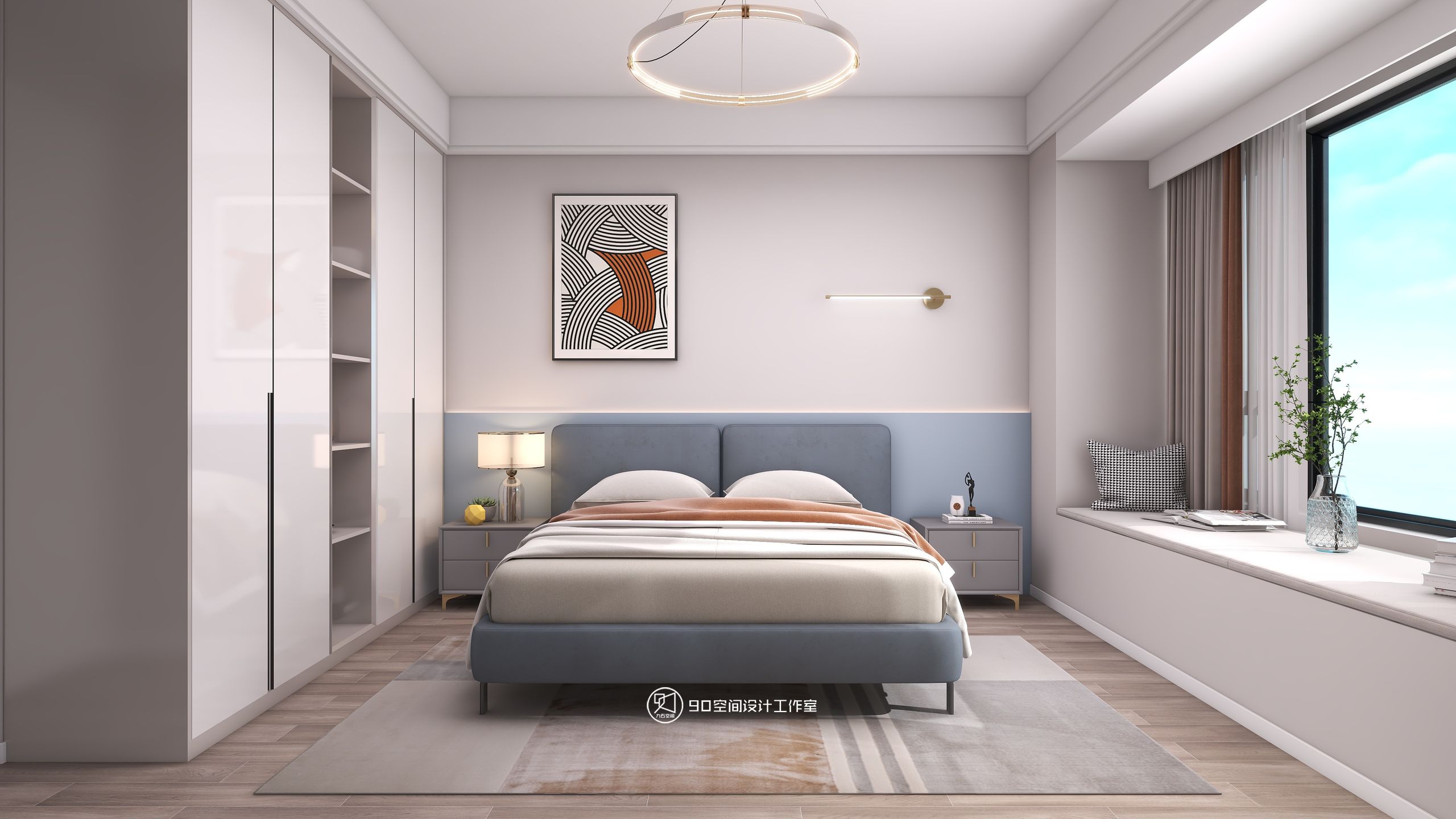 135㎡现代简约开放式餐厨设计-25