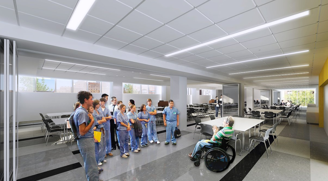 纽约州立大学 Downstate 健康科学中心 | 现代公共空间的精致诠释-5