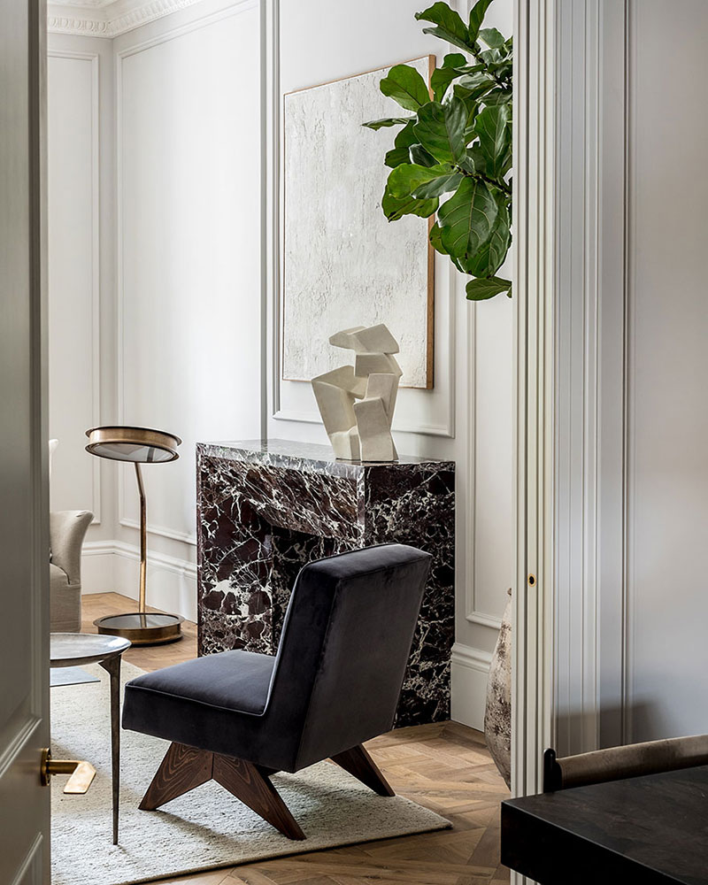 伦敦诺丁山英式豪华联排别墅设计-12