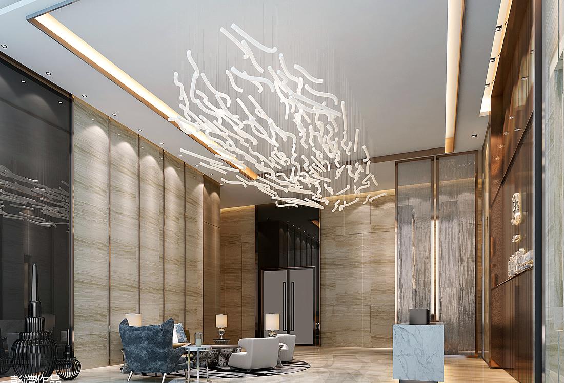 
盛南公馆公寓大堂 -1