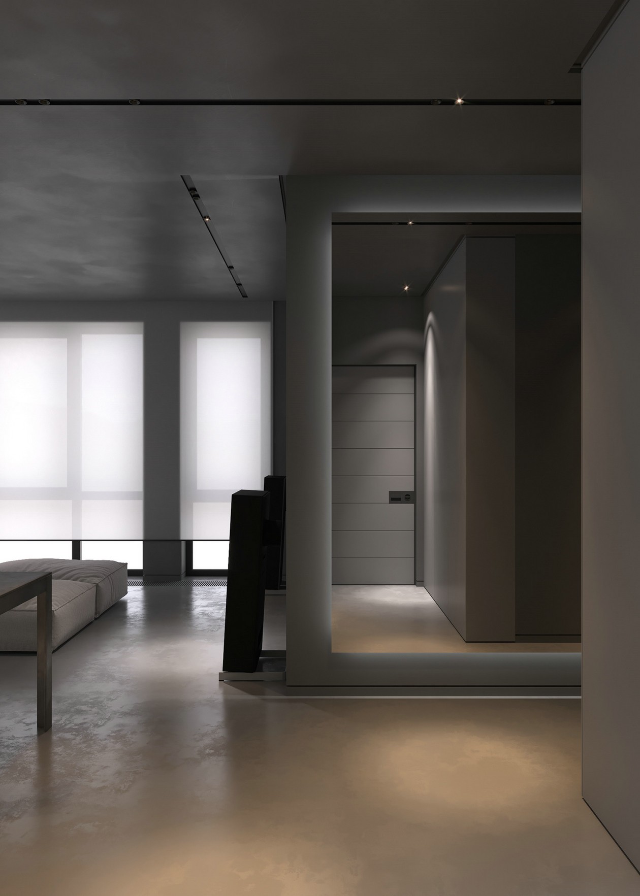 高级黑色系公寓设计-0