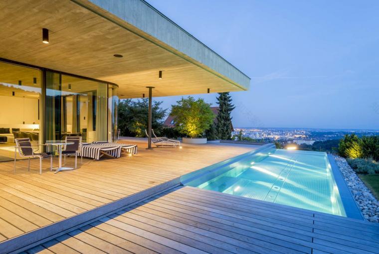 奥地利林茲市 E 住宅——悬浮式设计,生活休闲两不误-17