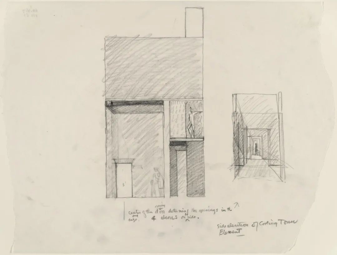 路易斯·康的建筑绘画-49