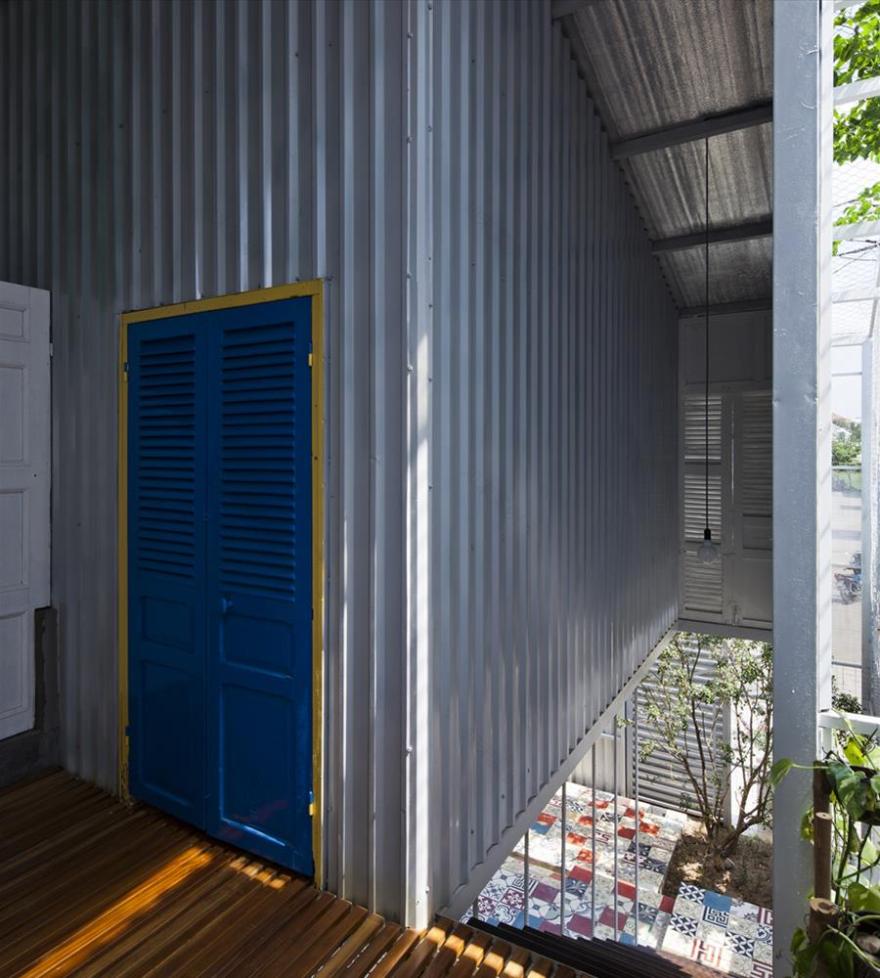 越南钢制住宅 | 绿色环保与极简主义的完美结合-12