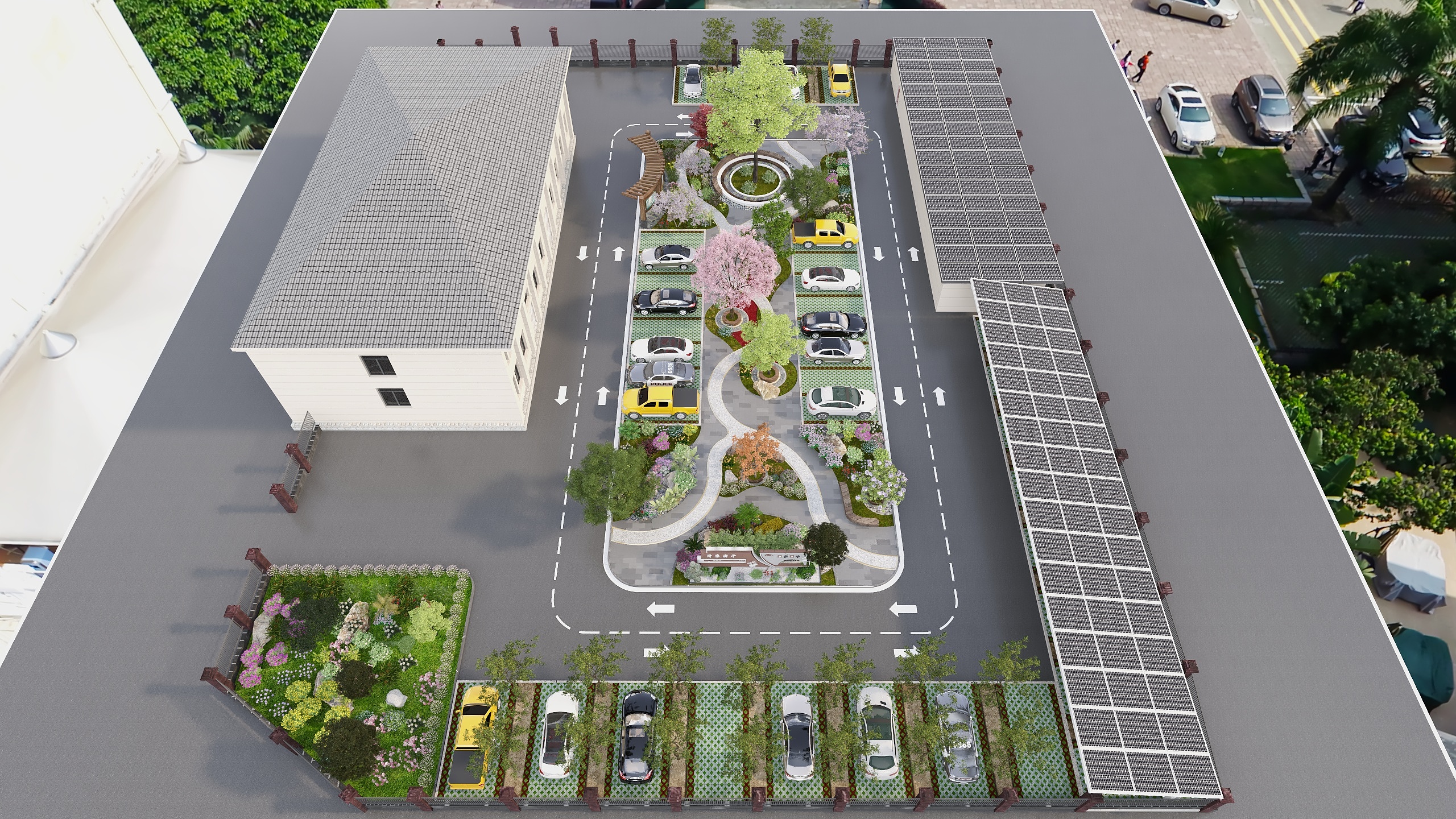 国家电网基层供电所园林景观设计-2