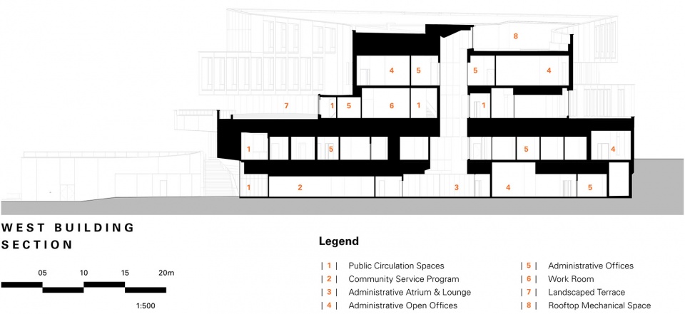 摩根州立大学学生服务中心丨美国巴尔的摩丨Teeple Architects+GWWO Architects-94