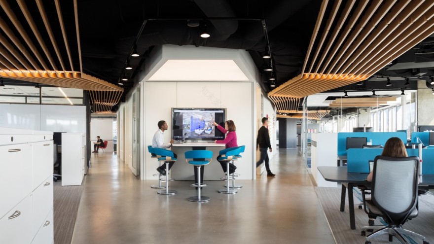 Gensler 助力 MOI 打造东海岸最大商用家具经销商未来办公室-5