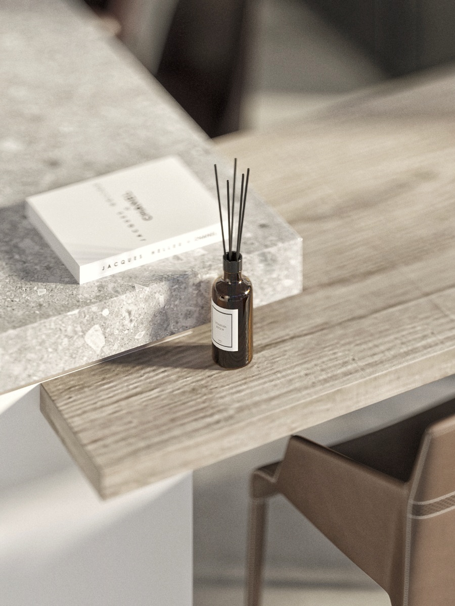 泰国芭提雅别墅客厅,厨房及餐厅翻新设计丨Katerina Perez de Tagle-2