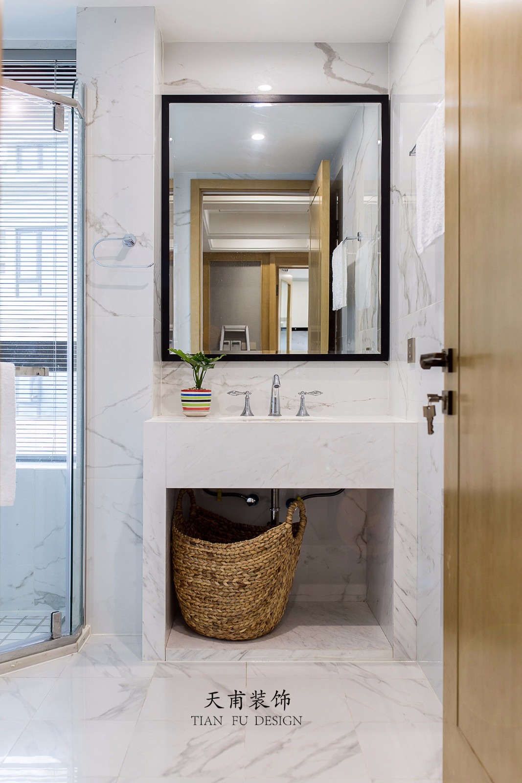 温州天甫装饰现代简约别墅设计-14