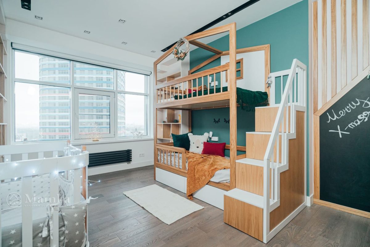 Комната девочки и мальчика Дмитрия Кожома ⋆ Фабрика мебели «Mamka™» ᐈ Эксперт детского пространства-3
