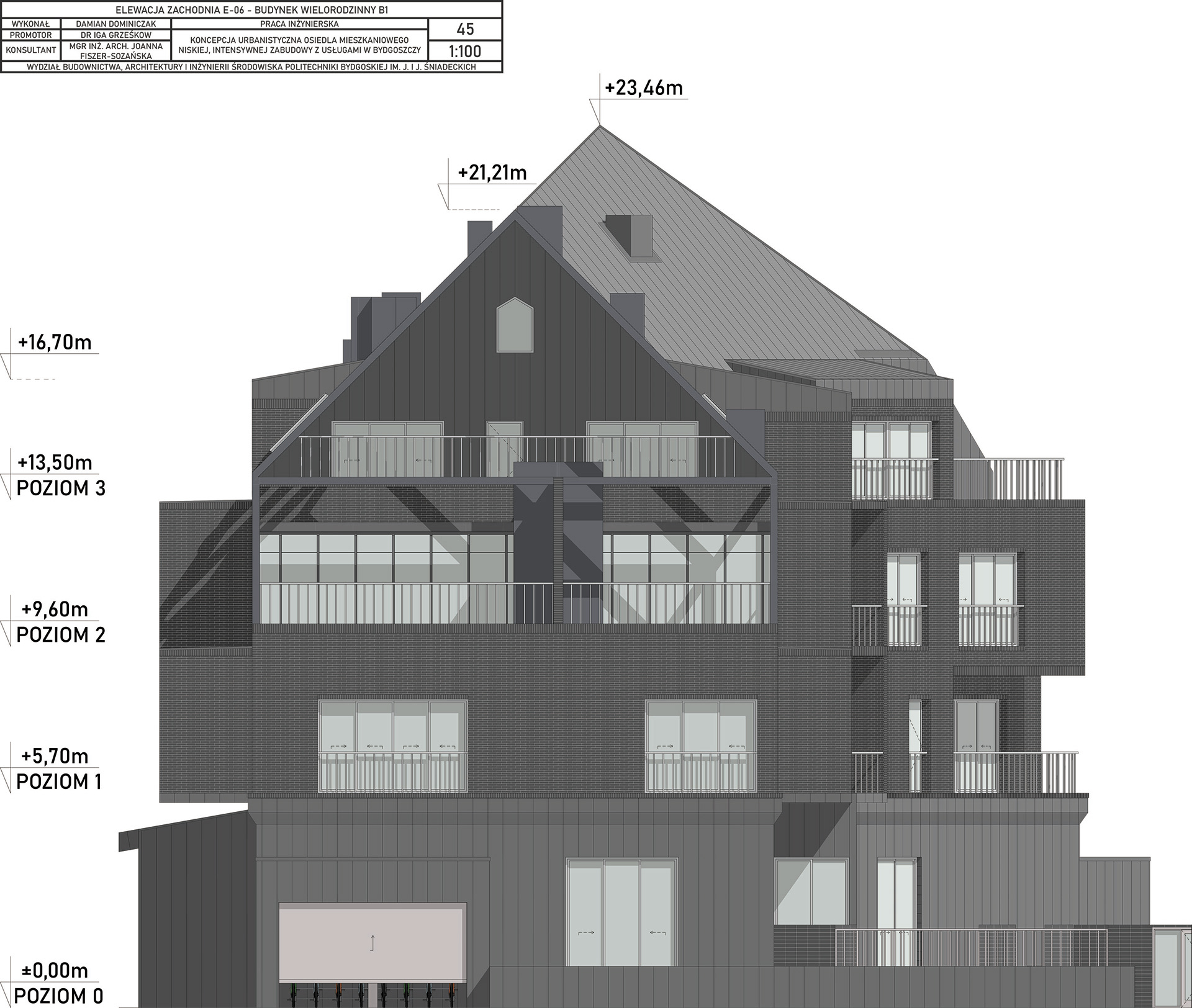 DREWNIANY BUDYNEK MIESZKANIOWY WIELORODZINNY Z CLT-24