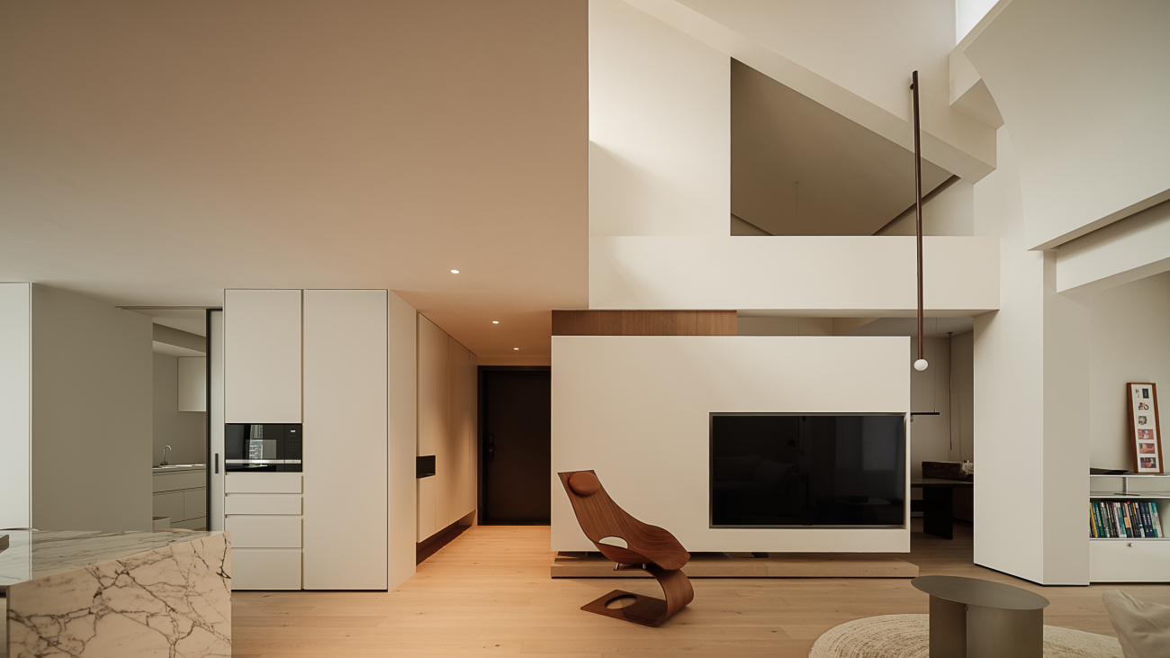 复式住宅  趣味之下的温馨与舒适-7