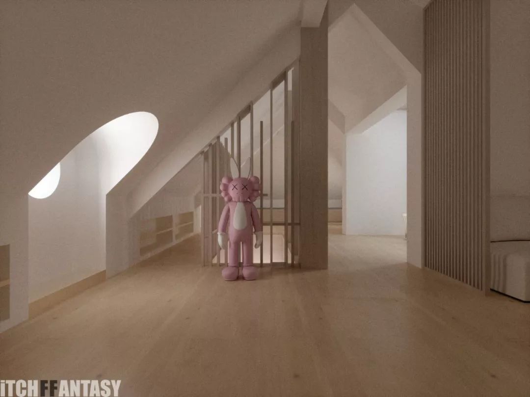 四层极简别墅，原木色温馨空间-121