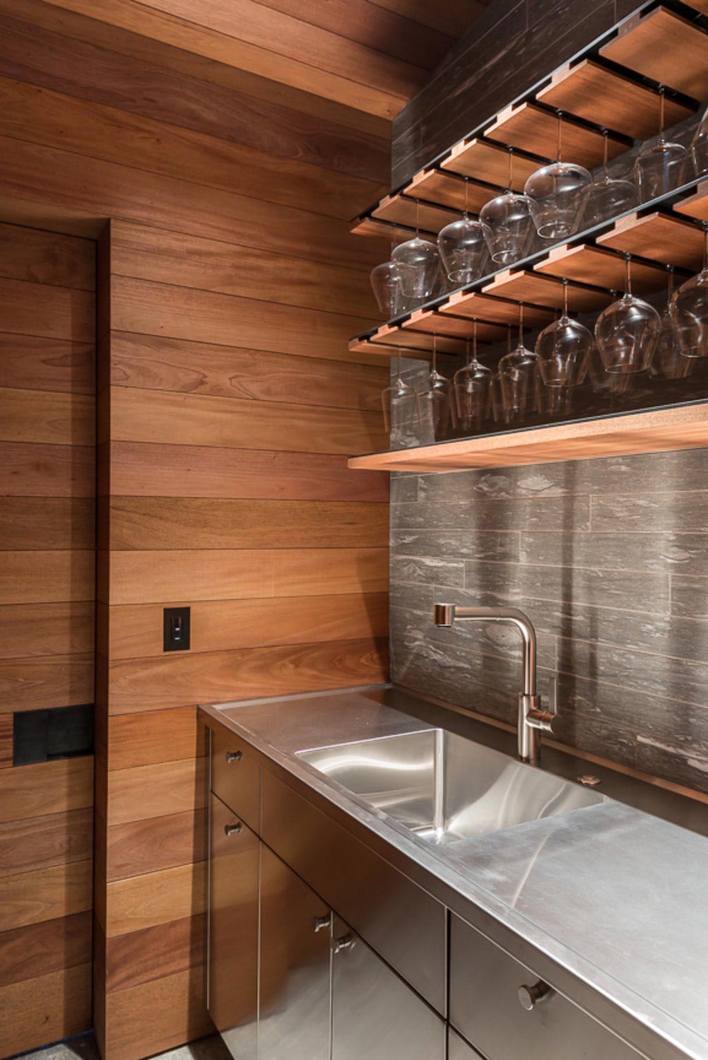 Wine cellar and a space for intimate entertaining using the traditional mountain architecture   CAANdesign  Architecture and home design blog-15