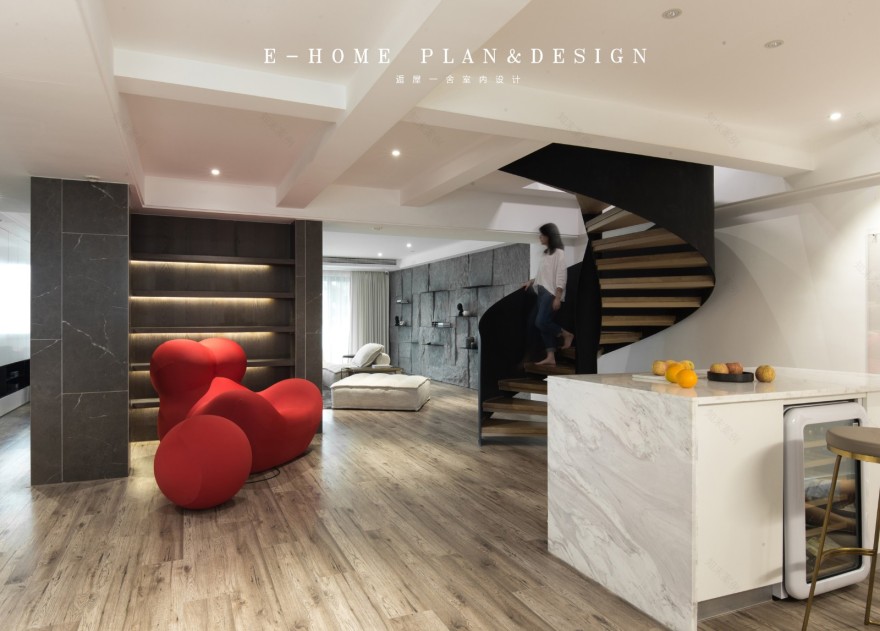 一人居380m2西北湖顶层复式 武汉逅屋一舍-15