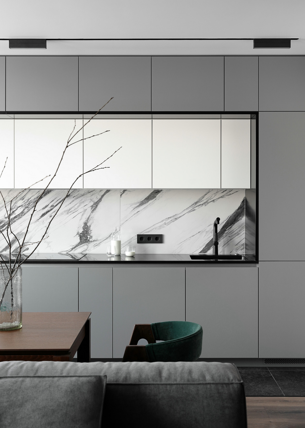 高级灰色系公寓设计-7